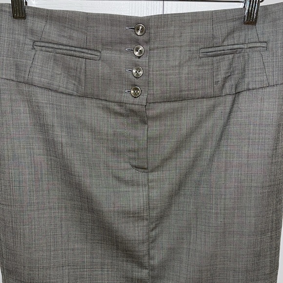 TEENFLO | Light Wool Skirt with Corset Waist - sz 8 - Picture 2 of 10